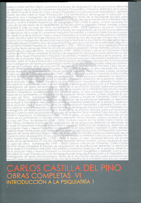 CARLOS CASTILLA DEL PINO O,C,VI INT,PSIQUIATRIA 1