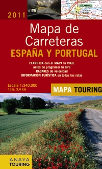 MAPA CARRETERAS ESPAA Y PORTUGAL 2011