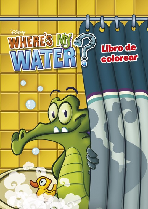 WHERE'S MY WATER LIBRO DE COLOREAR