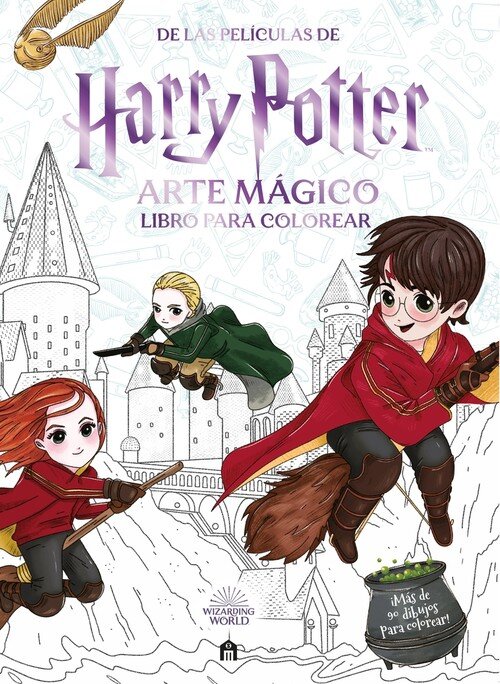 HARRY POTTER. ARTE MAGICO. LIBRO PARA COLOREAR