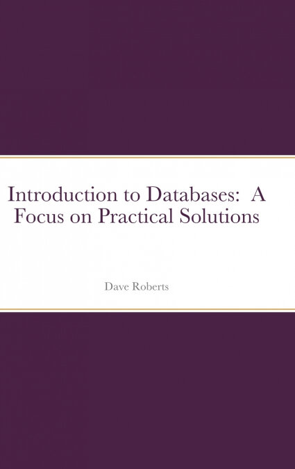 INTRODUCTION TO DATABASES