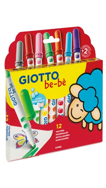 ROTU 12 COLORES GIOTTO BEBE - PACK 6