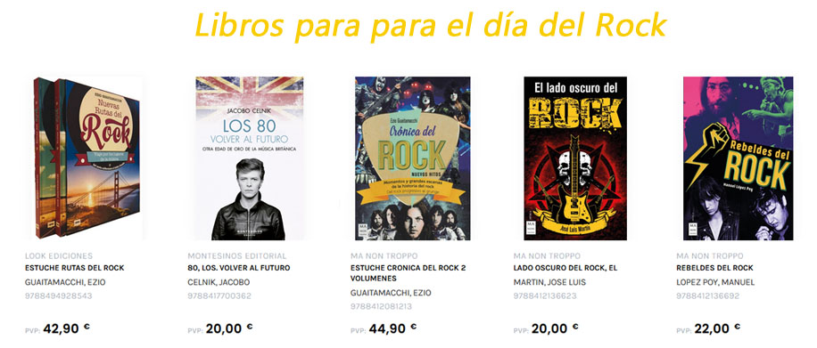 Libros da mundial del Rock