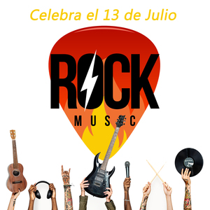 Día Mundial del Rock 🎸Celebra el 13 de julio