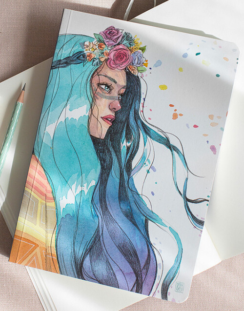 CUADERNO 160H ESTHER GILI IMIBALA 16,5X23,5CM