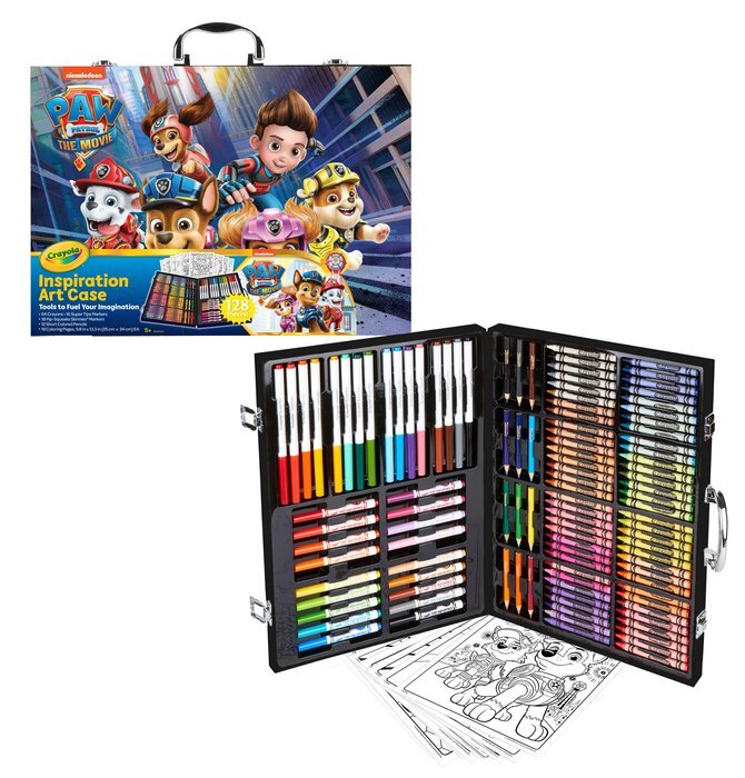 MALETIN DIBUJO 128 PIEZAS SURTIDAS PATRULLA CANINA