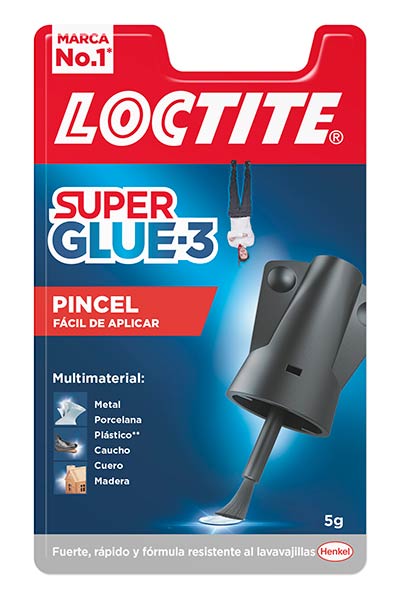 PEGAMENTO 5GR SUPER GLUE 3 CON PINCEL - CAJA 12U