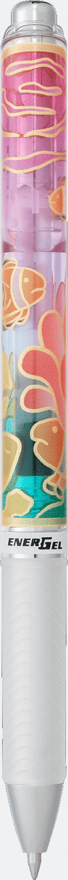 BOLI PENTEL ENERGEL BL77 AZUL ANIMALES MARINOS PEZ PAYASO