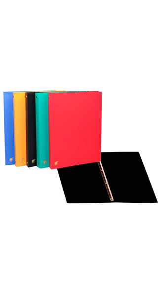 CARPETA 2A 25MM A4 PP COLORES SURTIDOS-PACK 12