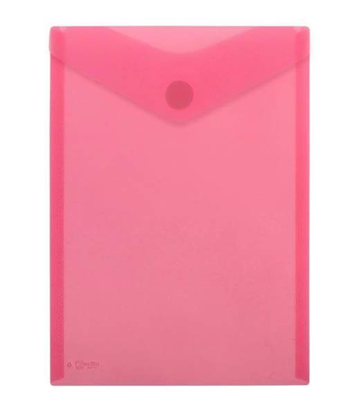 SOBRE VELCRO A4+ APERTURA SUPERIOR ROJO V-LOCK - PACK 10