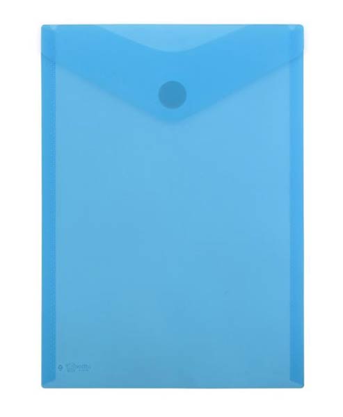 SOBRE VELCRO A4+ APERTURA SUPERIOR AZUL V-LOCK - PACK 10