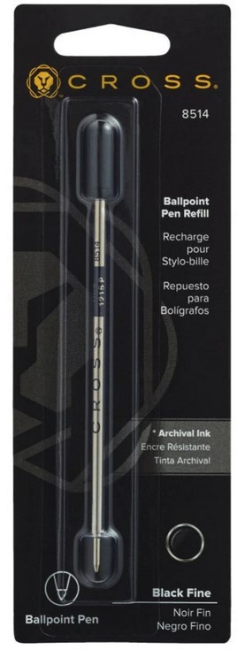 CARTUCHO TINTA PLUMA SHEAFFER CLASSIC NEGRO 5U BLISTER