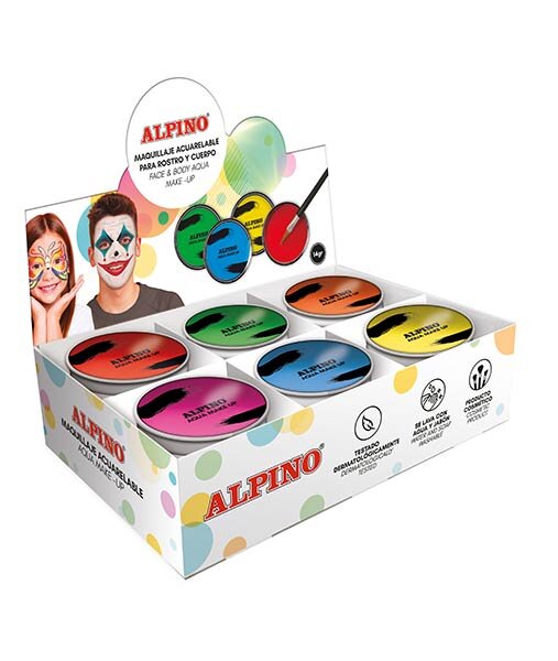 LAPICES 6 COLORES BABY ALPINO LA GRANJA CARTAS COLOREAR