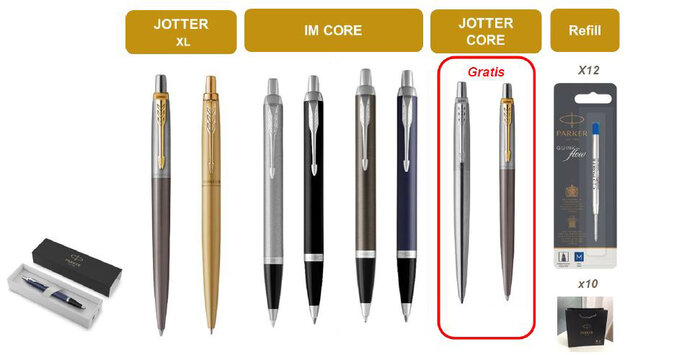 LOTE 8 BOLIS PARKER + 12 RECAMBIOS + BOLSAS (2 BOLIS GRATIS