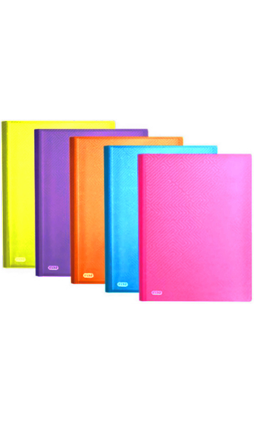 CARPETA 40 FUNDAS A4 PP COLORES SURTIDOS URBAN