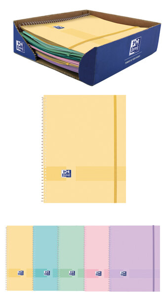 CARPETA 20 FUNDAS A4 ESPIRAL ROSA CHICLE - CAJA 10