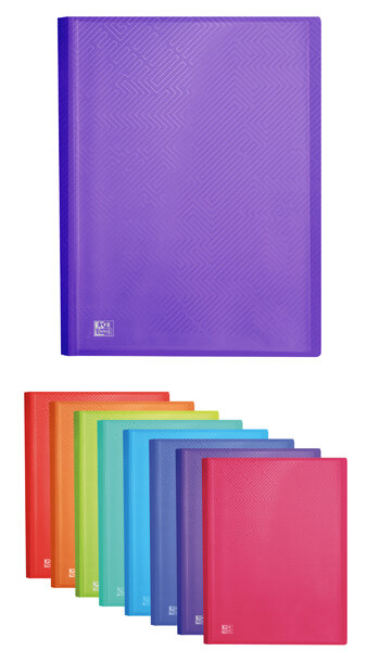 CARPETA 60 FUNDAS A4 PP COLORES SURTIDOS URBAN-CAJA 10