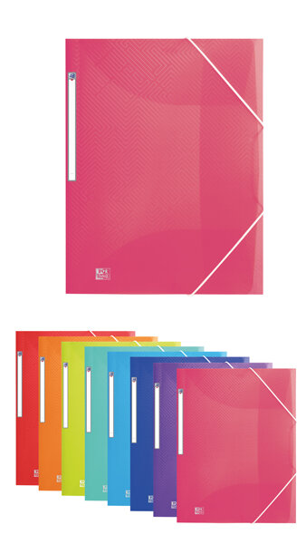 CARPETA GOMAS/SOLAPAS A4+ PP COLORES SURTIDOS URBAN-PACK 10