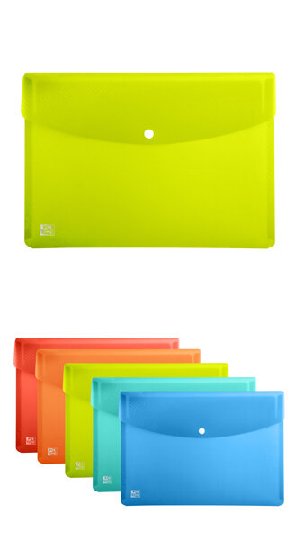FUNDA BROCHE A3 COLORES SURTIDOS URBAN-PACK 5U