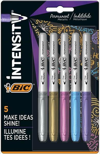 ROTU 5 COLORES PERMANENTES METALICOS INTENSITY BLISTER