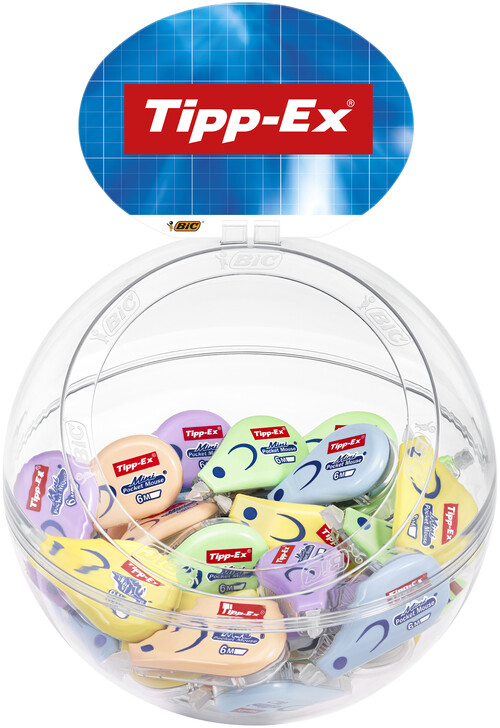 CORRECTOR CINTA 5MMX6M MINI POCKET MOUSE PASTEL - 40U EXP.