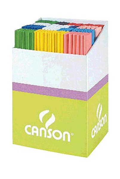 PAPEL CRESPON 0,5X2,5 ROJO - CAJA 10
