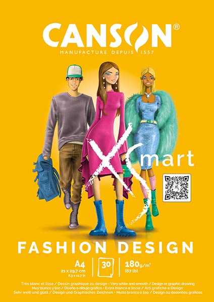 BLOC ENCOLADO A4 CANSON XSMART SURTIDO-24U EXPOSITOR CARTON
