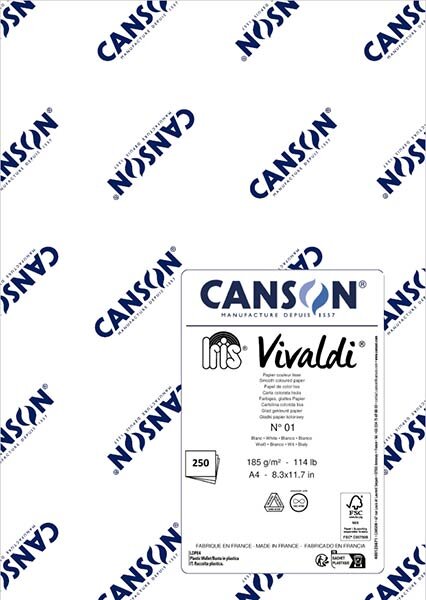 BLOCK PAPEL VEGETAL A3 75GR 40H ENCOLADO - PACK 5 GRADUATE