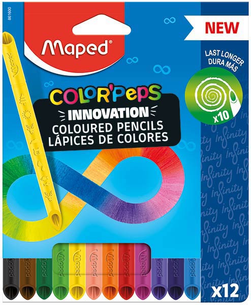 LAPICES COLORES INFINITY COLORPEPS 72U SCHOOL PACK