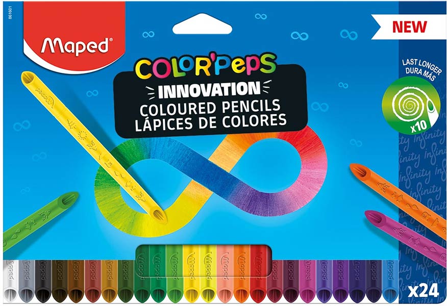 LAPICES COLORES INFINITY COLORPEPS 72U SCHOOL PACK