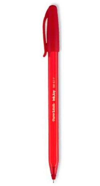 BOLI PAPERMATE INKJOY CAP ROJO-CAJA 50U