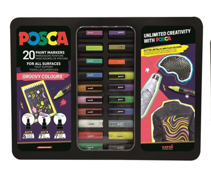 SET 8 ROTU POSCA PC5M COLORES SURTIDOS + REGALO