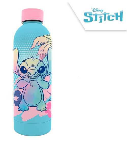 BOTELLA 500ML ACERO INOX 3D STITCH