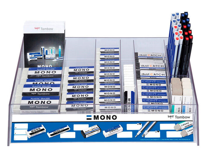 EXPOSITOR GOMAS DE BORRAR TOMBOW SURTIDO 98U