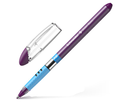 BOLI SCHNEIDER SLIDER BASIC XB VIOLETA - CAJA 10U