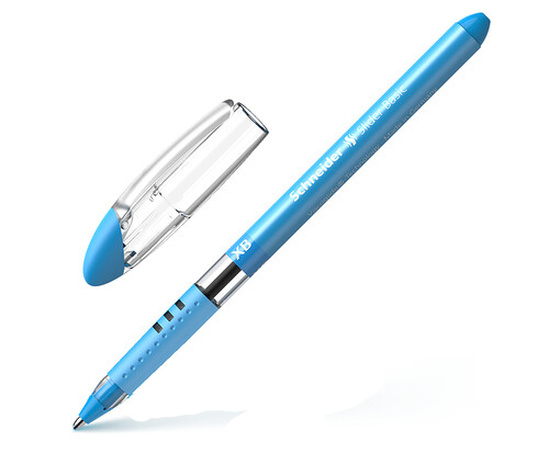 BOLI SCHNEIDER SLIDER BASIC XB AZUL CLARO - CAJA 10U