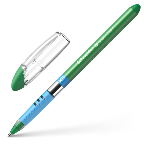 BOLI SCHNEIDER SLIDER BASIC XB VERDE - CAJA 10U