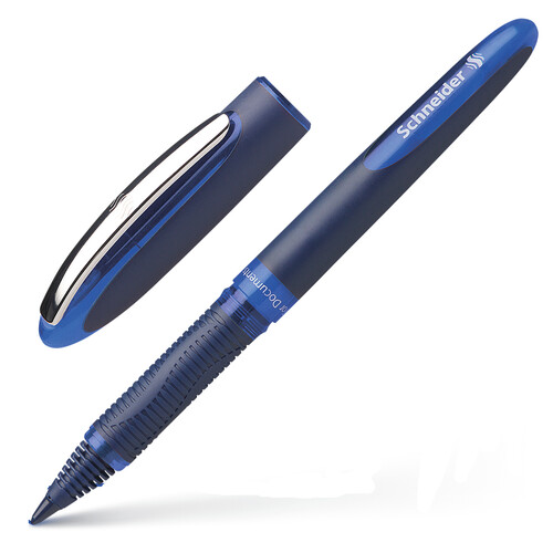 BOLI ROLLER ONE BUSINESS PUNTA CONICA 0,6MM AZUL - CAJA 10U