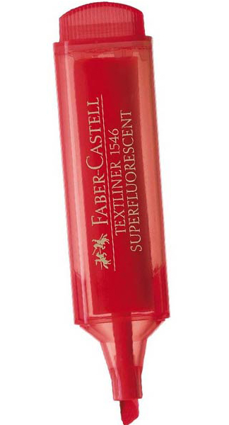 ROTU FLUOR 1546 ROJO CAJA 10U (TEXTLINER)