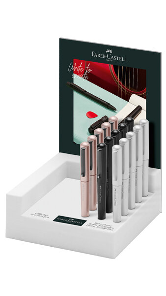 PLUMAS HECHO SURTIDAS - 15U EXPOSITOR