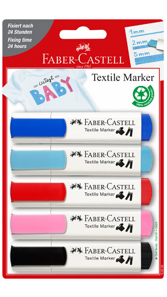 BLISTER ROTU FLUOR TEXTIL 5 COLORES BABY-PARTY