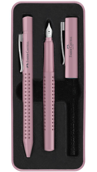 ESTUCHE BOLI + PLUMA GRIP HARMONY M SOMBRA ROSA