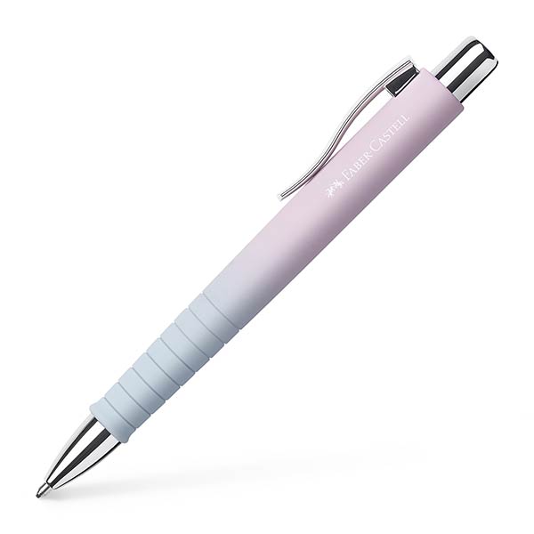 BOLI AZUL ROSADO POLY BALL FLOW XB TINTA AZUL FABER CASTELL