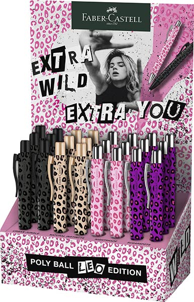 BOLI POLY BALL LEO XB TINTA AZUL FABER CASTELL - 24U EXP.