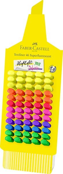 EXPOSITOR CON FORMA ROTU 60 ROTU FLUOR TEXTLINER 46 SURTIDO