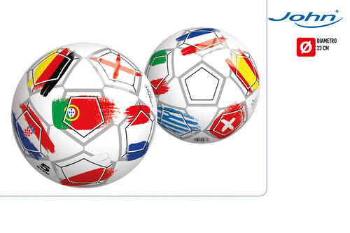 BALON FUTBOL PVC D23CM BANDERAS UEFA (HINCHADA)