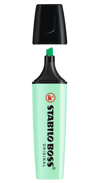 ROTU FLUOR BOSS VERDE PASTEL-CAJA 10-PIZCA DE MENTA