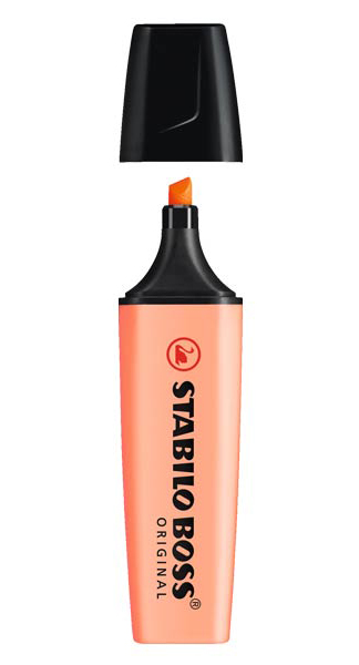 ROTU FLUOR BOSS NARANJA PASTEL-CAJA 10-MELOCOTON SEDOSO