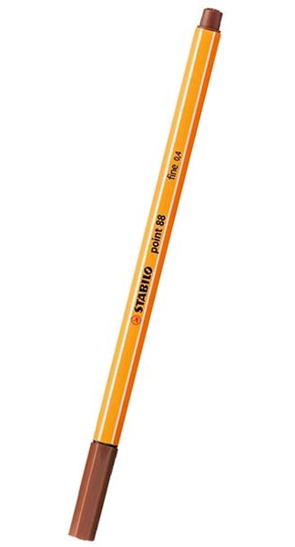 ROTU STABILO POINT 88 SANGUINA CAJA 10