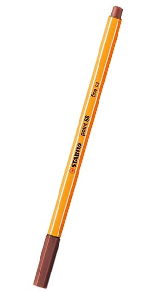 ROTU STABILO POINT 88 OCRE CAJA 10